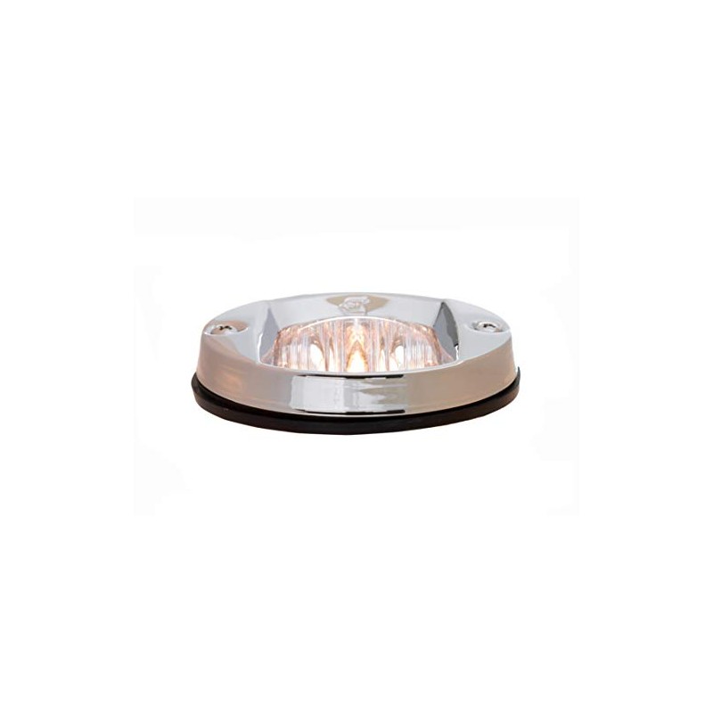 attwood 6356D7 Round Incandescent Marine Boat 3-Inch Flush Transom Light
