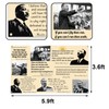Buxiuer Martin Luther King Jr. Day Photo Booth Backdrop for