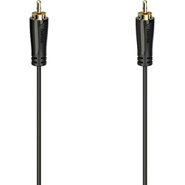 Hama RCA Video Connection Cable 1 x RCA Male to 1 x RCA Male 1.5 m Black