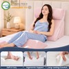 WSOFRALC 5PCS Orthopedic Wedge Pillow Set for After Surgery