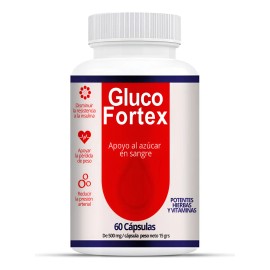 Gluco Fortex | 60 Cápsulas | 30 Días | Nuevo Producto