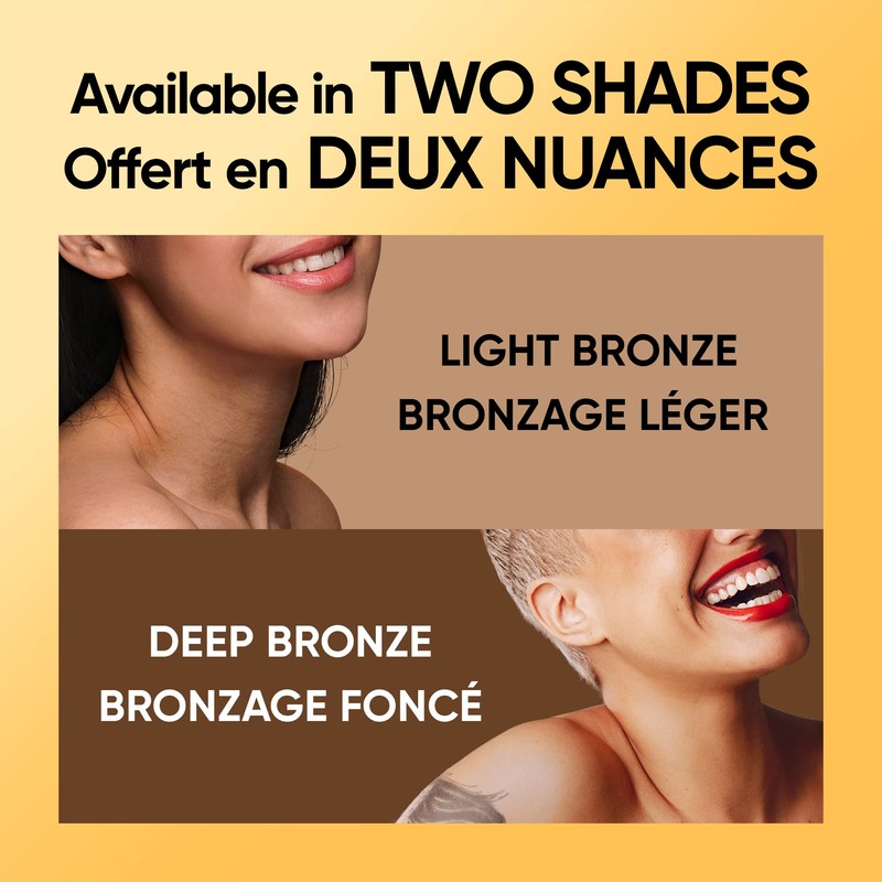 Jergens Natural Glow Instant Sun Sunless Tanning Moisturizer + Bronzer,