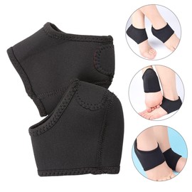 Beavorty 2Pairs Non Slip Heel Support Cushions Comfortable Protective Covers for Men Women Durable Ankle Pads for Daily Wear Easy to Clean for Foot Comfort