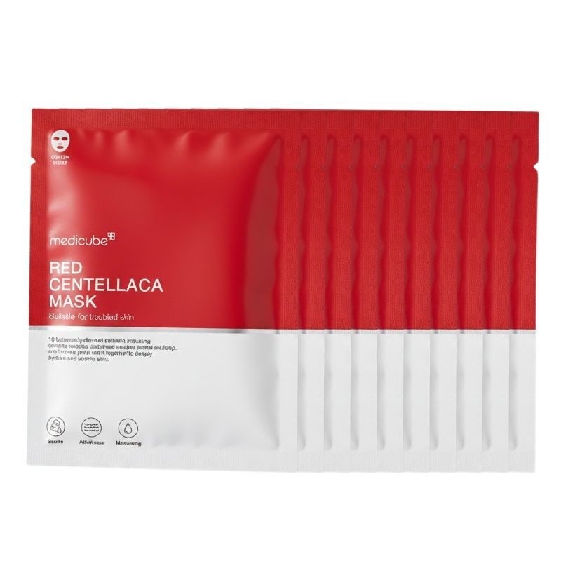 Medicube Red Centellica Mask (10 sheets) / 메디큐브 레드 센텔리카