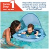 SwimWays Baby Spring Float Sun Canopy - Blue Sea Monster