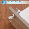 Kenning 24 Sets Cabinet Locks with Keys for Secure Drawer