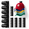 Baseball Hat Rack for Wall, 6 Pack, Holds 35 Caps