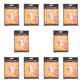 Lifesystems Air Activated Hand Warmers, Up To 12 Hours of Heat - Pack of 6, 10, 20 or 40 Pairs, White