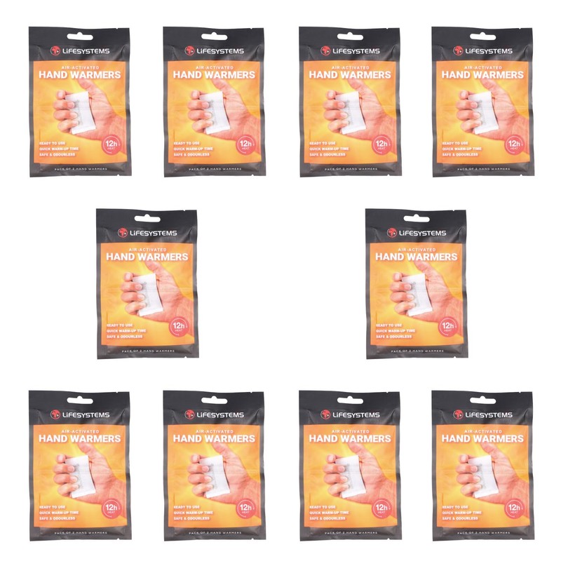 Lifesystems Air Activated Hand Warmers, Up To 12 Hours of
