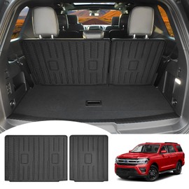Utiiy Seat Back Cover Fit for 2018-2024 Ford Expedition/Lincoln Navigator Accessories(Not Max or L Models), TPE Cargo Liners All Weather Cargo Mat for 2024 Ford Expedition/Lincoln Navigator