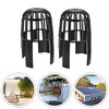 Plastic Rain Gutter Protector, Pack of 2, Downpipe, Leaf Gutter