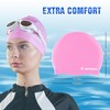 HIPPOPEA Large Swim Cap for Long Hair Women, Dreadlocks, Weaves,