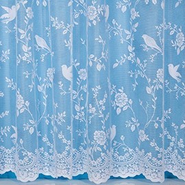 John Aird Robyn Design Net Curtain - Width Sold By The Metre (Drop: 90" / 229cm)