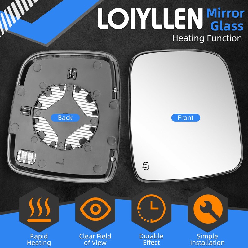 LOIYLLEN Driver Side Mirror Replacement for Jeep Liberty 2002 2003