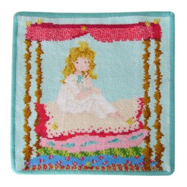 Fayler Handkerchief, FEILER Hand Towel, Towel Handkerchief, 9.8 inches (25 cm), FAIRY TALES PRINCESS AND THE PEA, Princess Sleeping on Pea