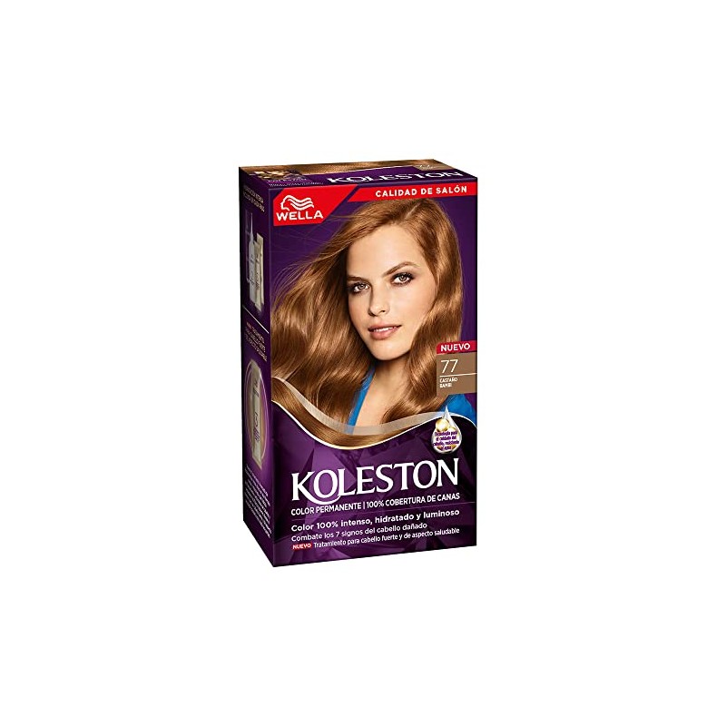 Koleston Tinte Permanente 77 Castaño Bambi, 70 ml - Paquete