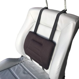 Sitwell Back Cushion - The Back Support, Cushion, Car Cushion, Back Cushion, Lumbar Cushion, Lumbar Cushion, Universal Attachment (Fabric 3D Black)