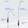 M MINGLE Telescoping Pressure Washer Wand, 20 Feet Aluminum High