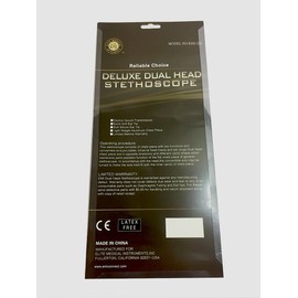 EMI Dual Head Stethoscope (Black)