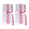 2PCS Microfiber Mop Cleaning Pad Mop Head Mopping Cleaning Cloth