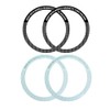usmallbee 4PCS Anillo Magnético, Soporte Celular Auto Cargador para MagSafe,