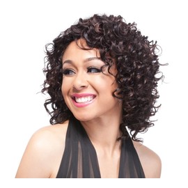 IT'S A WIG Human Hair Wig - DEEP WAVE Color - # 1B - Off Black