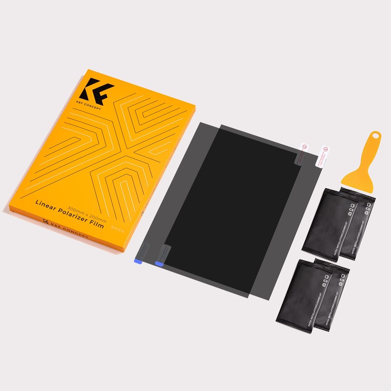K&F Concept Polarizing Film Sheet, 7.9 x 11.8 inches (200