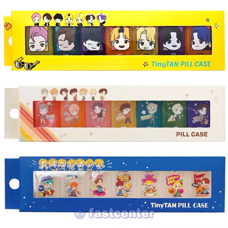 TinyTAN BTS Merchandise K-POP Merch TinyTAN Daily Portable Detachable Pill