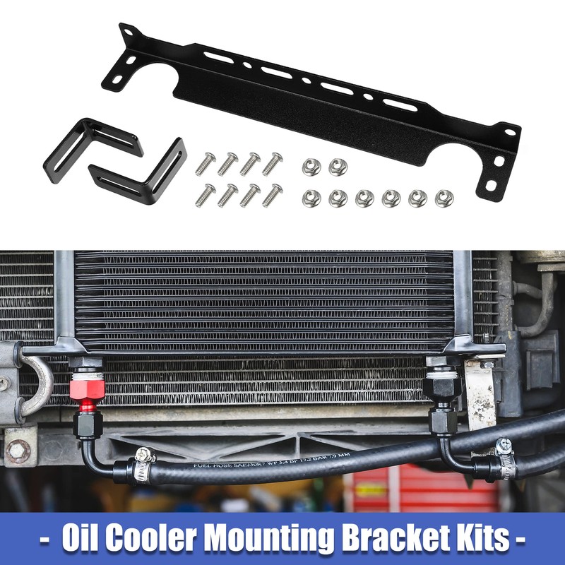 X AUTOHAUX Car Oil Cooler Mounting Bracket Oil Cooler Replacement