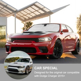 Jimen Compatible with Dodge Charger 2011-2023, Car Windshield Sunshade Front Window Shade UV Reflector Sun Visor