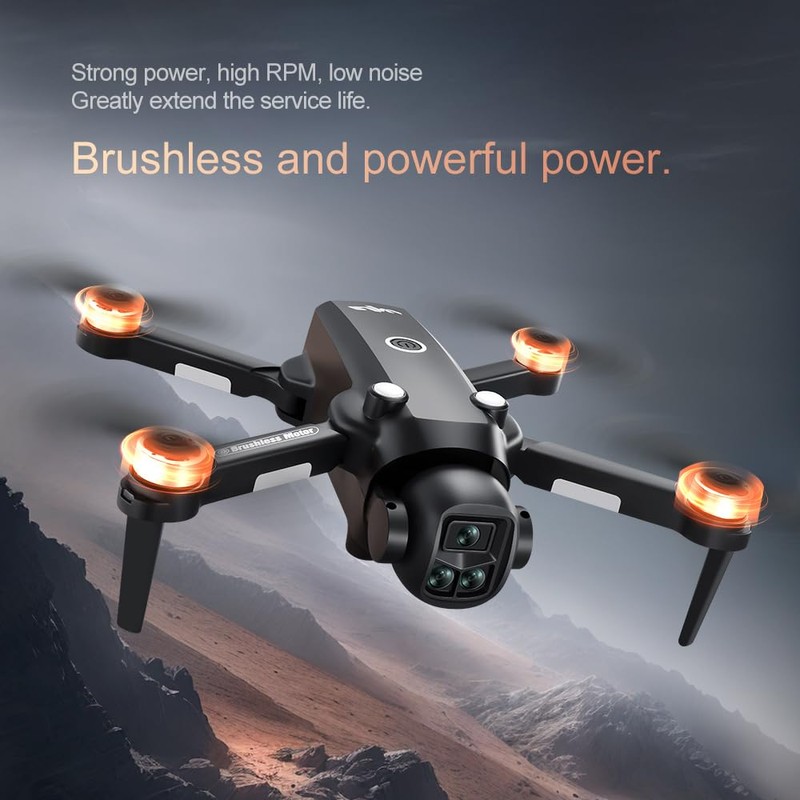 Drones with Camera for Adults, Brushless Motor Large HD Screen