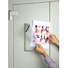 Exacompta A4 Silver Magnetic Presentation Case