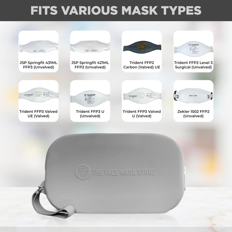 The Adventure Mask Flat Fold Face Mask Respirator Storage Bag,