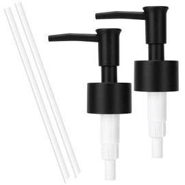 UHEY HOME Plastic Soap Dispenser Pump Replacement for Standard 28/400 Thread Size for Your Lotion or Dish Soap Refill Dispenser Kitchen Bathroom 2 Pack