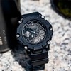 Casio G-SHOCK GA2200BB-1A Mens black Analog Watch with Black Band