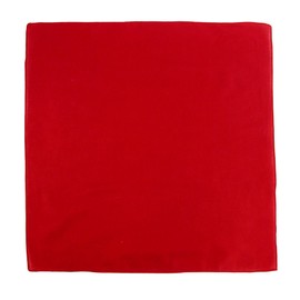 Cotton Solid colour Bandanas, Red