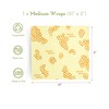 Bee's Wrap Food Wrap, Beige, 9.8 x 11.0 inches (25