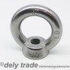 Pack of 10 Ring Nuts M6 Cast and Polished Similar