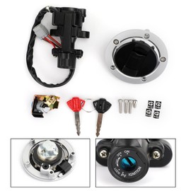 Artudatech Ignition Switch Fuel Gas Cap Seat Lock Keys for Suzuki GSXR 600 750 2006-2018 GSXR 1000 2005-2018 L650 V-Strom 2012-2016 DL1000 V-Strom 2014-2016