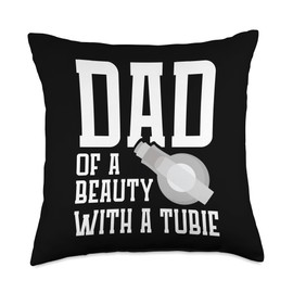 Gtube Accessories for Babies Tubie Supplies Feeding Tube Throw Pillow