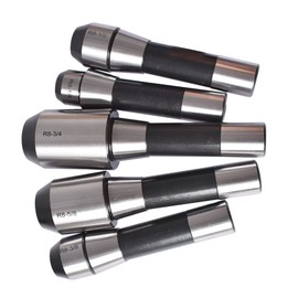 TINVHY 5-Pack R8 End Mill Holder Set Alloy Tool 1/4 3/8 1/2 5/8 3/4Inch Adapter Replacement for Bridgeport Type Milling Machines