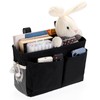 IGNPION Canvas Bed Box Bed Bags Baskets Hanging Adjustable Strap