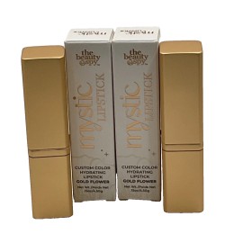 The Beauty Spy (2) The Beauty Spy Custom Color Hydrating Lipstick .15 oz NIB (Gold Flower)
