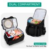 stillithou Double Deck Lunch Bag Insulated Leakproof, Quilted Puffer Lunch