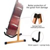 nalu Natural Wood A-shape Guitar Stand