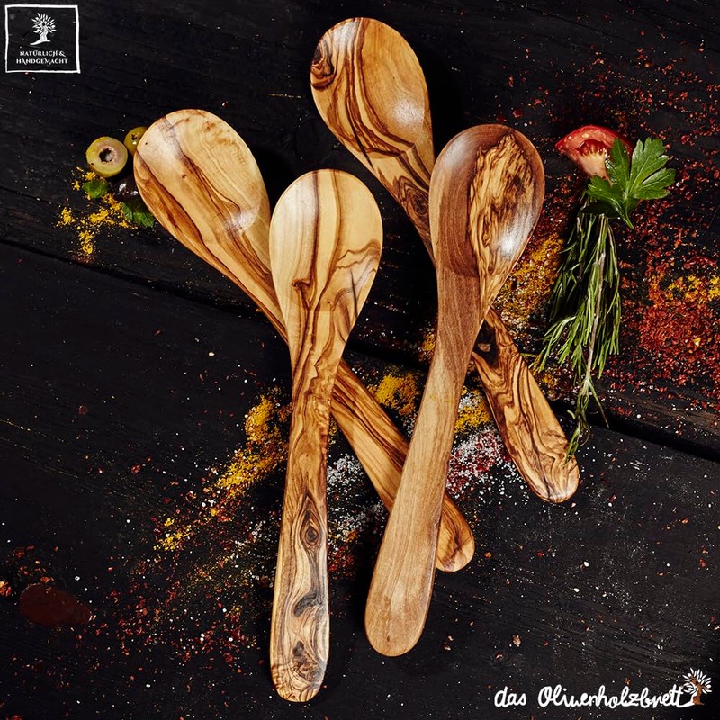 Wooden Spoon Classic Spoon Shape - 9.84"