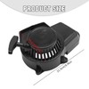 MospdyGear Black Recoil Pull Starter, Motorcycle Engine Recoil Starter, Replacement