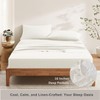 TOSMO Pure Linen Sheets Set, 100% French Natural Linen Flax