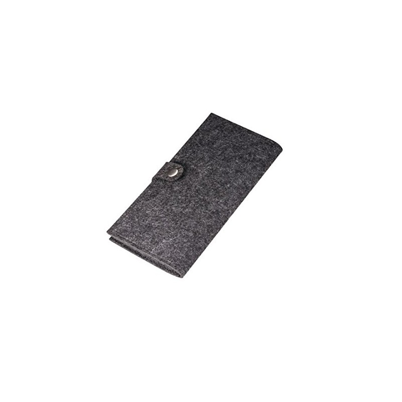 Grey Felt Travel Organiser - Modern Travel Bag, Document Bag,