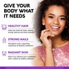 Biotin Gummies with Collagen - Hair Growth Support Skin, &